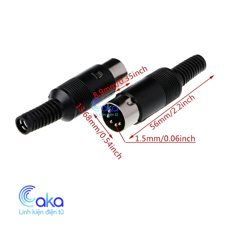 Jack loa 5 chân tín hiệu amly ps2