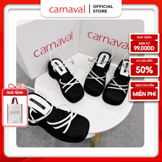 Dép sandal nữ đế xuồng quai 7 phân Carnaval - thoải mái thời trang VS04