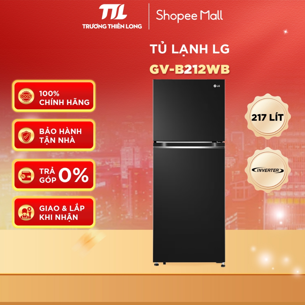GV-B212WB - Tủ Lạnh LG Inverter 217 Lít GV-B212WB [FREESHIP HCM]
