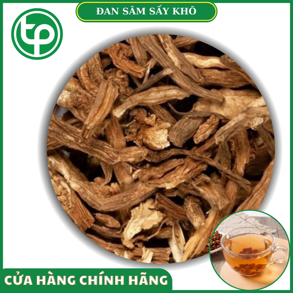 [Túi lớn loại 1kg] Đan sâm khô - thảo dược Tấn Phát - Hàng khô cao cấp