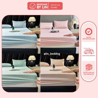 Bộ Ga Gối Hilton Cotton Thun Lạnh 3 Món Bo Chun Bọc Đệm Đủ Kích Thước , Ga Giường Cotton Thun Lạnh Bo Chun , Ga Mùa Hè