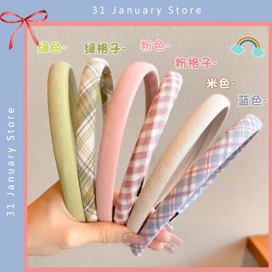 Băng đô 31 January đa dạng màu cho bé gái