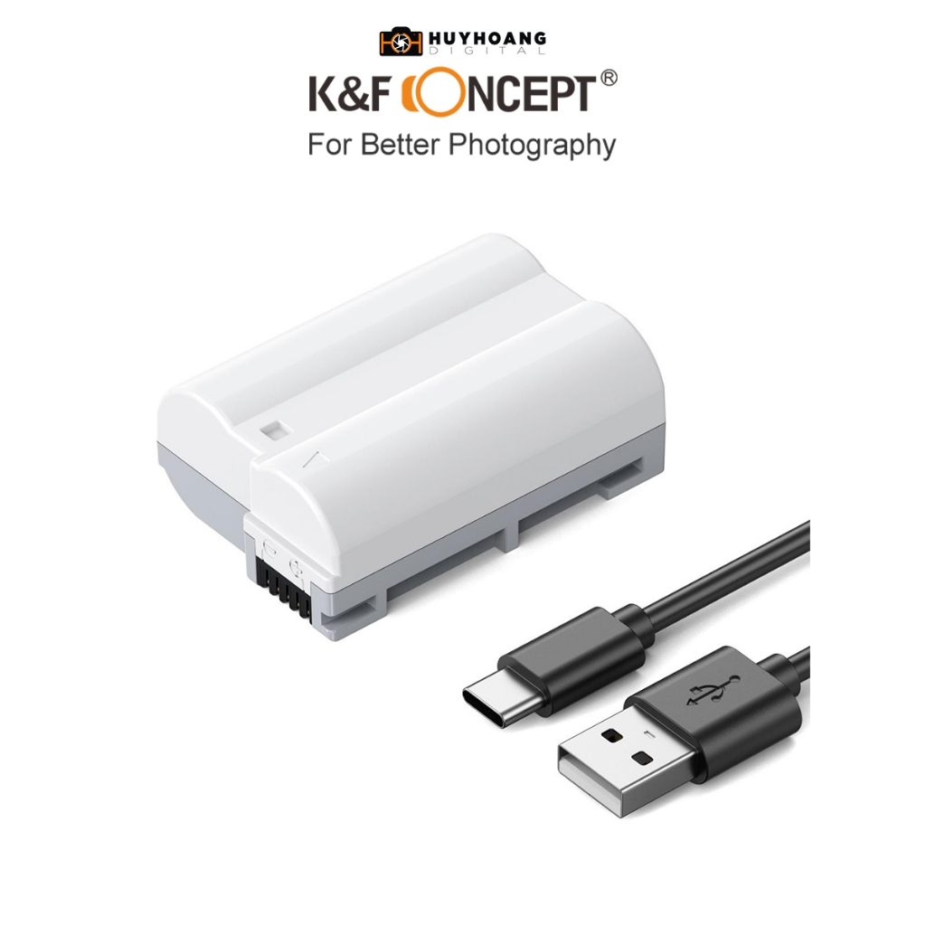 Pin máy ảnh K&F CONCEPT EN-EL15C Dành cho Z8, Z7II, Z 7, Z 6II,...KF28.0041
