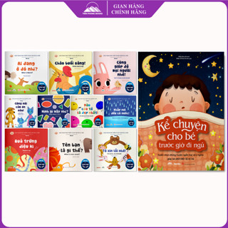Combo 10 Cuốn Ehon Cho Bé 0-6 Tuổi + Kể Chuyện Cho Bé Trước Giờ Đi Ngủ