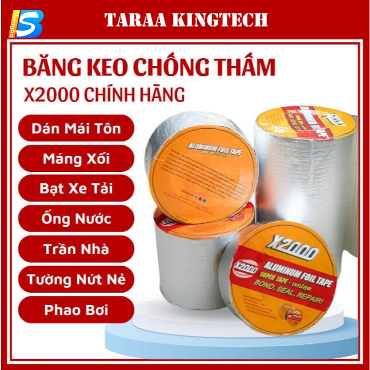 Băng keo chống thấm shengbo CXQ2109 x2000 băng keo siêu dính Nhật Bản chống thấm dột dán tường dán m