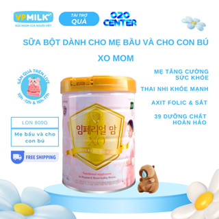 [LON 800g HSD 11.25] Sữa bầu XO MOM có 36 dưỡng chất cho mẹ trong thai kỳ