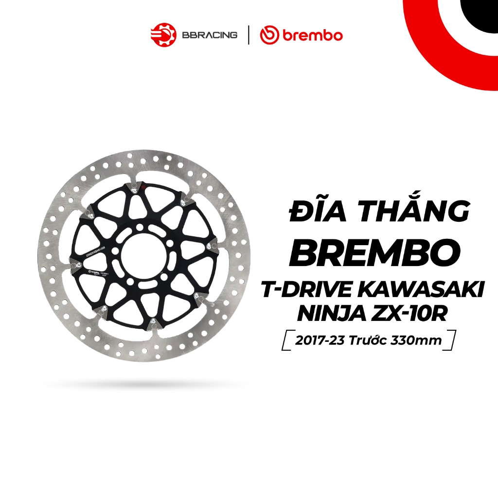Đĩa Thắng Brembo T-Drive Kawasaki ZX10RR 2017