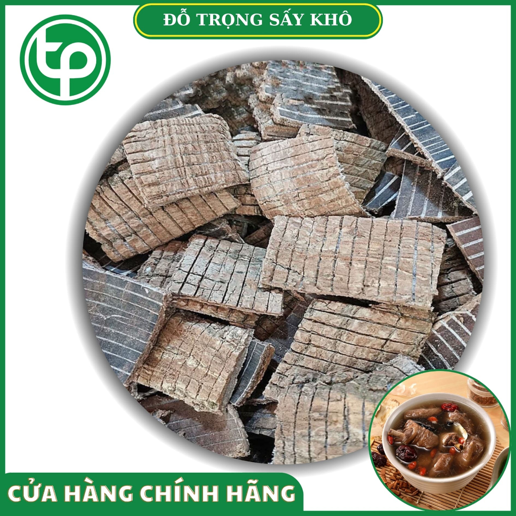 [Hàng khô sạch cao cấp] Đỗ trọng khô túi lớn 500g - Tấn Phát