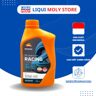 Nhớt Repsol Racing 10W40 4T Fully Synthetic 100% tổng hợp 1L