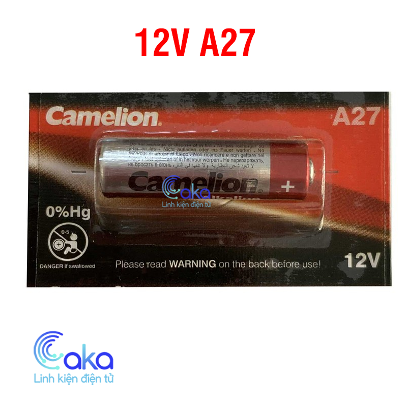 Nguồn pin remote 12V A27 cho cửa cuốn, đồ chơi, máy bắn nhiệt độ trẻ em