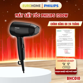 Máy Sấy Tóc Philips BHC010/10 - 1200W, bảo hành  2 năm | Hàng chính hãng