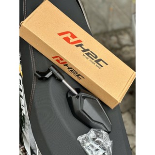 Gương,chiếu hậu H2C - Kính H2C v3 , Spark xoay CNC 360 Độ , Kính gấp gắn được cho tất cả dòng xe Honda Yamaha 10li