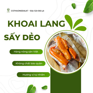 Khoai Lang Mật Tà Nung Sấy Dẻo Nguyên Củ - Cothuongdalat - Dẻo Mềm Ngọt Nhẹ