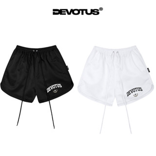  Quần Short Vải Dù Unisex Devotus Thiết Kế Form Ống Rộng - Thêu Logo 