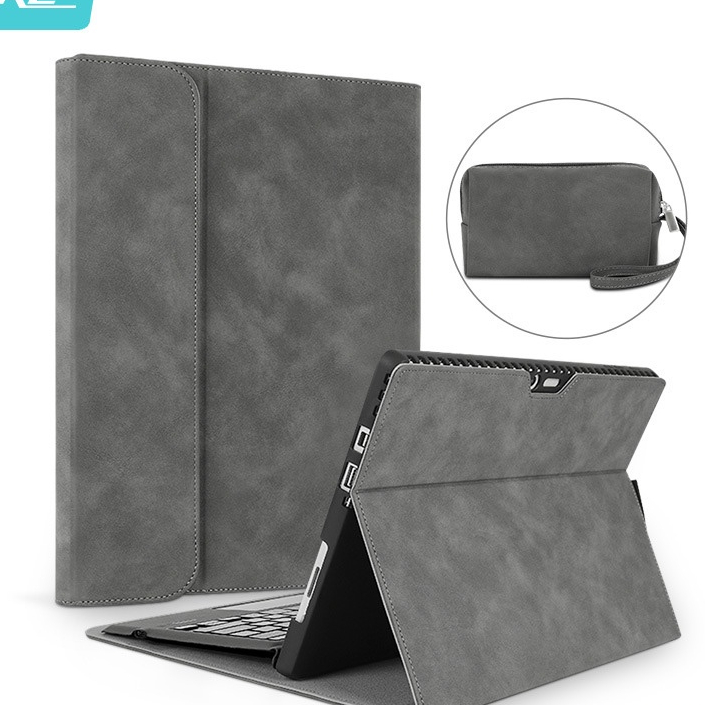 Bao Da Microsoft Surface Pro 11/10/9/Surface Pro 8/Surface Pro 7/6/5/4 JRC Ốp TPU Mềm, Vỏ Ngoài PU