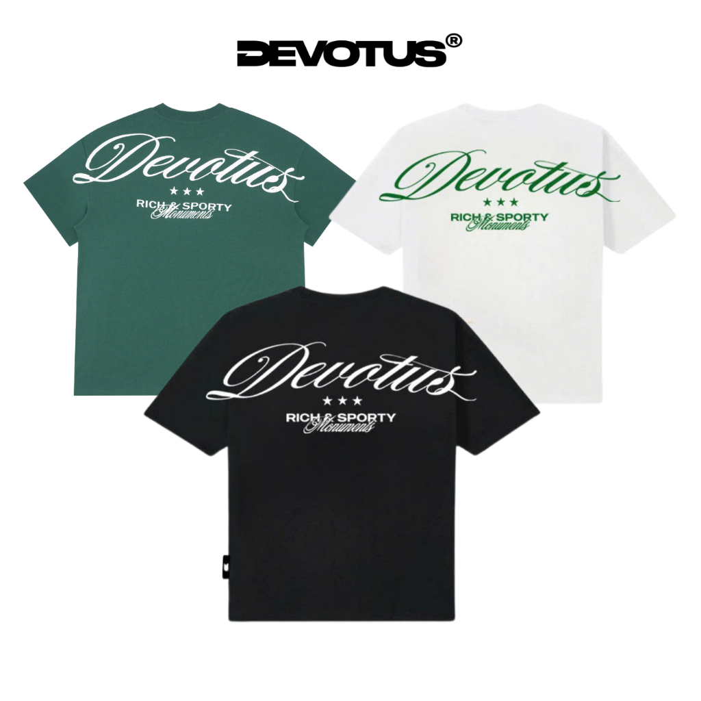 Áo Thun Unisex Form BOXY DEVOTUS Local Brand Fullbox - RICH&SPORTY