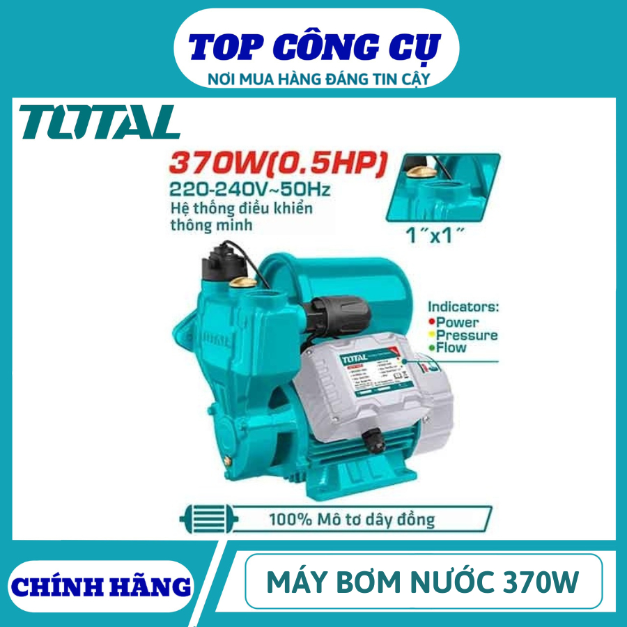TOTAL Máy bơm nước  370W TWP113706