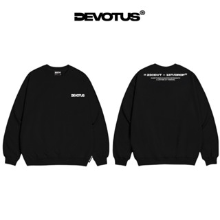  Áo Sweater Unisex Form OVERSIZE Devotus Nỉ Chân Cua Local Brand Fullbox - IN LOGO 