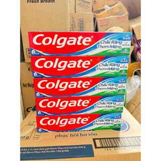 Combo 5 cây kem đánh răng colgate chắc răng thơm miệng 3 tác động 123 180g