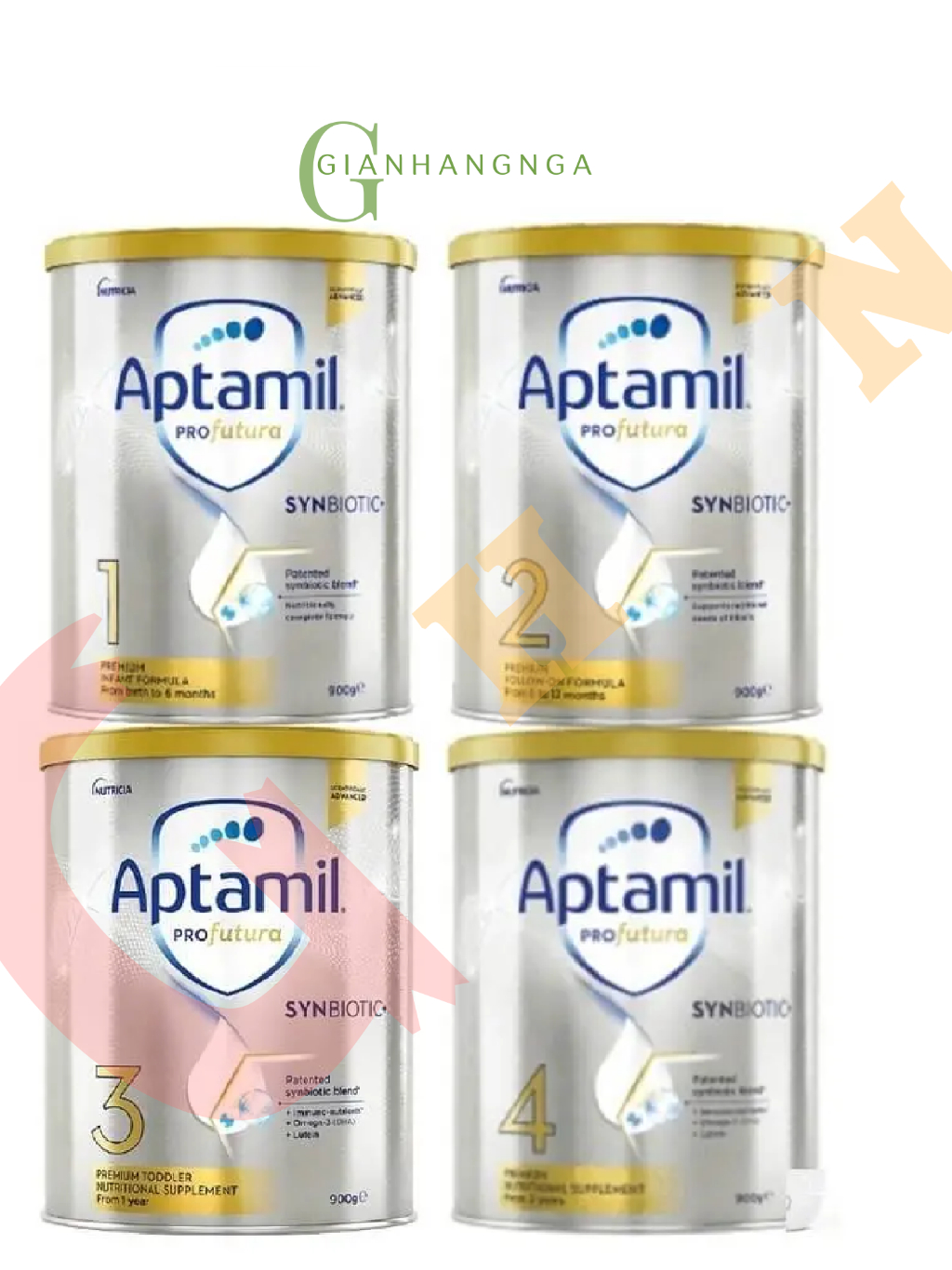 [Aptamil Úc]Sữa Aptamil Profutura 1,2,3,4 hộp 900gr