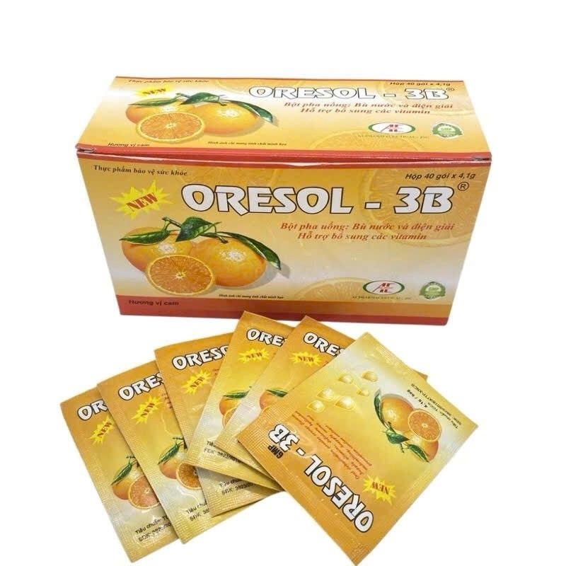 Oresol Á Châu bù nước điện giải hộp 40 gói