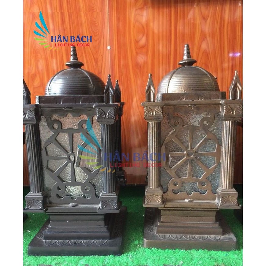 Đèn trụ cổng Nhôm Đúc D250