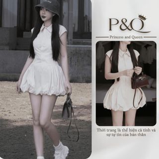Đầm váy xòe mini có độ bồng vải coothun sang chảnh có bigsize | P&Q vd6