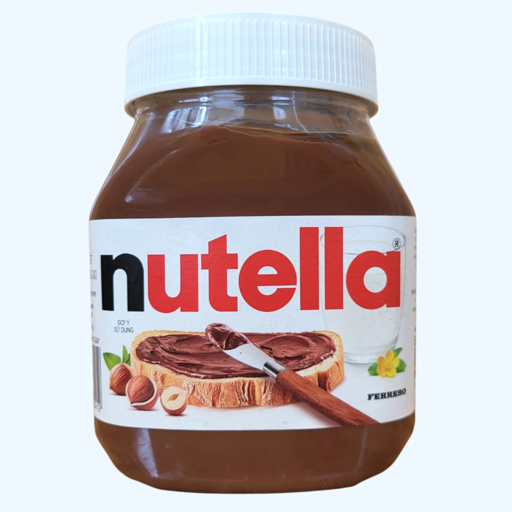 NUTELLA -- HỘP NHỰA LỚN 680g -- BƠ HẠT PHỈ CA CAO PHẾT BÁNH MÌ SX ÚC Hazelnut Spread with Cocoa