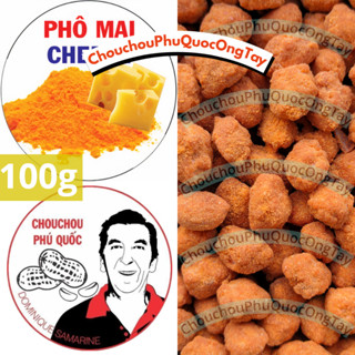 (Hũ 100g) 🧀 Đậu phộng phủ phô mai CHOUCHOU PHÚ QUỐC ÔNG TÂY - Đặc sản Phú Quốc