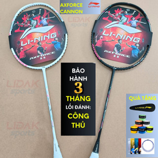 Vợt Lining Axforce Cannon chính hãng căng sẵn 10,5kg, 11kg, 12kg, khung full carbon chơi công thủ toàn diện - VNB SHOP