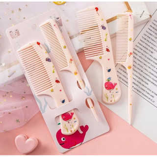 set 2 lược chải tóc lược chải tóc bỏ túi