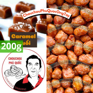 (Hũ 200g) Đậu phộng vị caramel muối CHOUCHOU PHÚ QUỐC ÔNG TÂY - Đặc sản Phú Quốc