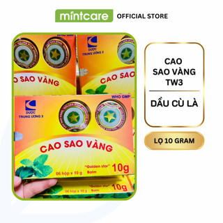  Combo 06 Lọ Cao Sao Vàng 10g DƯỢC TW3  Dầu Cù Là  