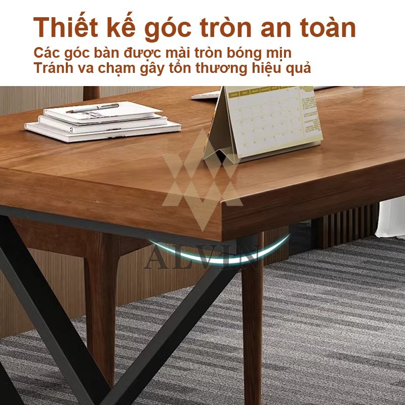 bàn làm việc mặt bàn gỗ me tây mặt bàn gỗ 1m4/1m6/1m2，bàn học gaming bàn học cho bé | BigBuy360 - bigbuy360.vn