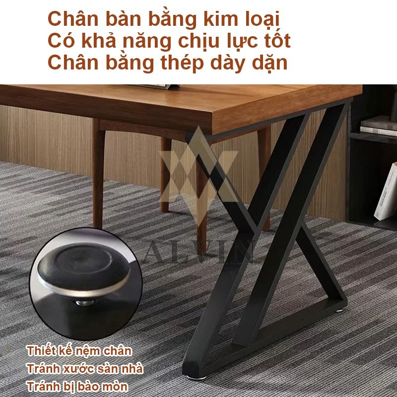 bàn làm việc mặt bàn gỗ me tây mặt bàn gỗ 1m4/1m6/1m2，bàn học gaming bàn học cho bé | BigBuy360 - bigbuy360.vn