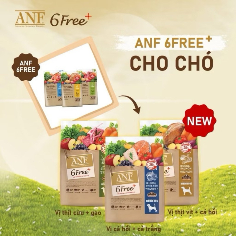 Thức ăn hạt hữu cơ ANF cho chó mọi lứa tuổi