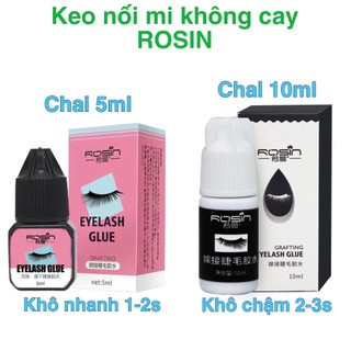  Keo dán mi keo mi giả ROSIN 5ml chuyên dán mi tách sợi  DIY  nối mi không cay khô nhanh 