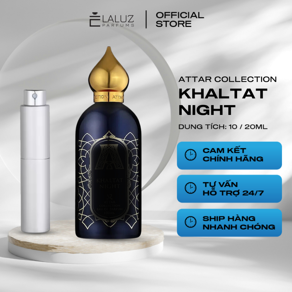 LALUZ - Nước hoa Khaltat Night hương thơm ấm áp và đầy bí ẩn 10/20ml
