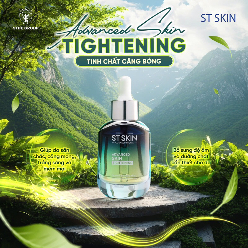 TINH CHẤT ADVANCED SKIN TIGHTENING ST SKIN-Căng bóng da