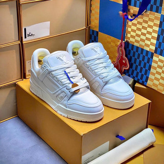 GIÀY L’V TRAINERS WHITE LAI AU [ BẢN CAO CẤP ] [ Full Box ]