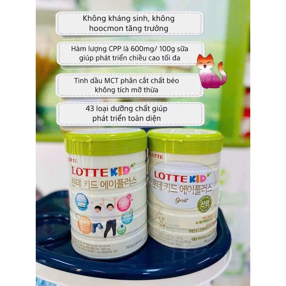 (CÓ TEM) SỮA LOTTE KID TĂNG CHIỀU CAO CHO BÉ TỪ 1_10 TUỔI