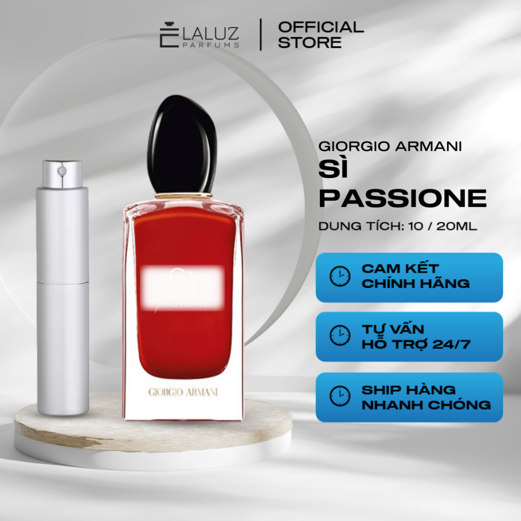 [LALUZ] Nước hoa nữ Sì Passione hương thơm đầy cảm hứng và mạnh mẽ 10ml