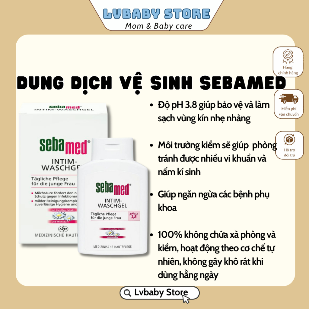 Dung dịch vệ sinh Sebamed