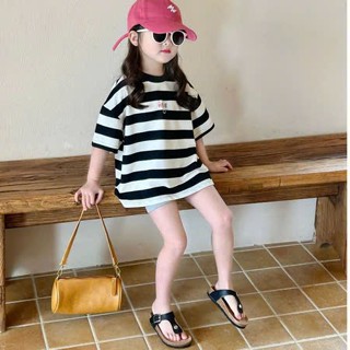  Bộ Áo Thun Quần Legging Phong Cách Hàn Quốc Cho Bé Gái Set Áo Thun Bé Gái Chất Vải Cotton. 