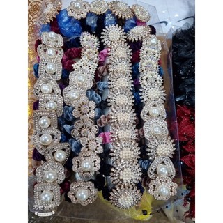 10 Dây cột tóc đính đá xinh xắn