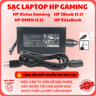 Sạc Laptop HP Dành Cho HP Victus Gaming, HP ZBook 15 17, HP OMEN 15 17, HP EliteBook 7.7A 150W/10.3A 200W