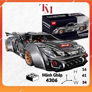 Sẵn Technic Guly Porsche 918 Sports Car Tỉ Lệ 1:8 10629 Mô Hình Lắp Ráp Lắp Ghép Xe Động Cơ Điện