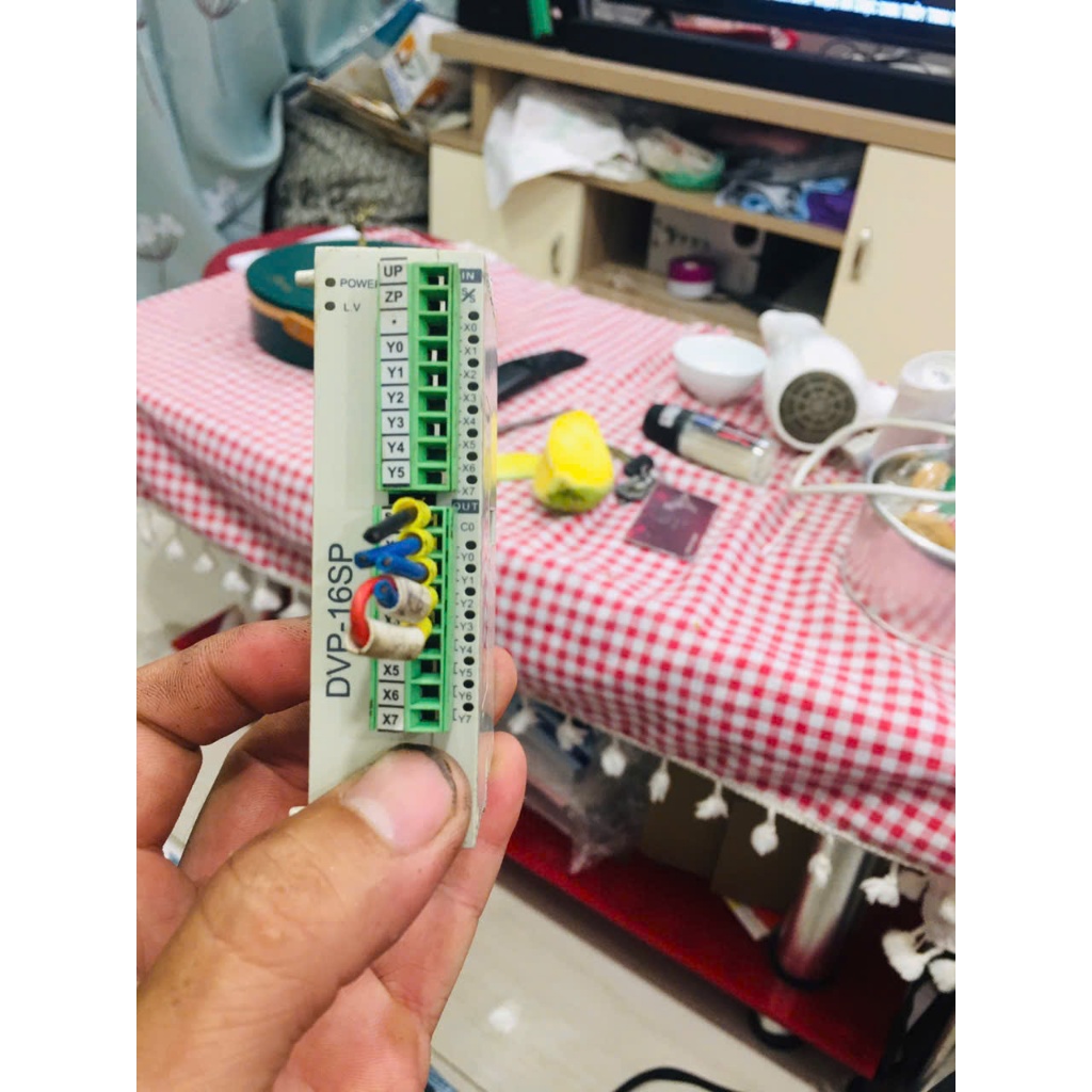 Module PLC Delta DVP16SP đã sử dụng