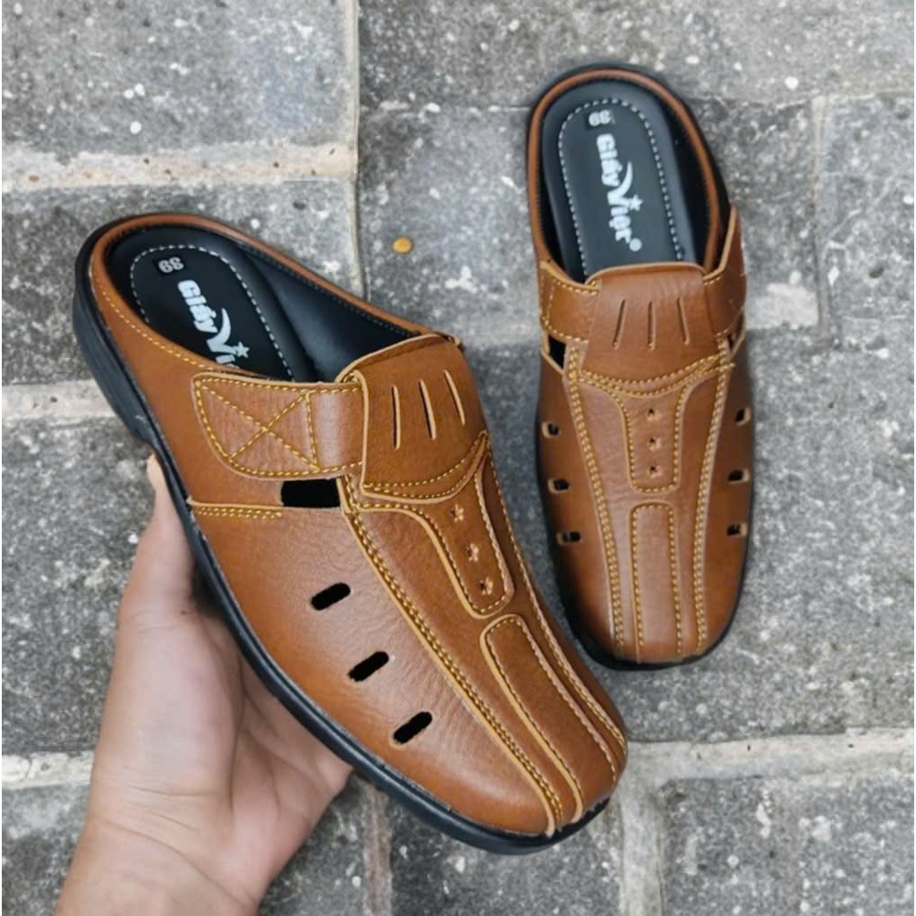 Giày nam không gót đục lỗ - giày lười trung niên size từ 38 đên 43 khâu đế chăc chắn thích hợp đi hằng ngày đóng hộp