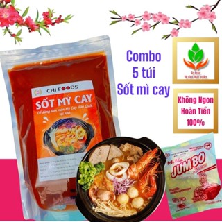 COMBO 5 túi sốt mì cay hàn quốc Mỗi Túi 2kg ( 1 túi  nấu được 40 bát )
